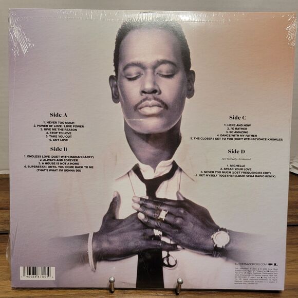 VINYL Luther Vandross: Never Too Much - Greatest Hits 2 Black LP - NEW / SEALED - Picture 4 of 6